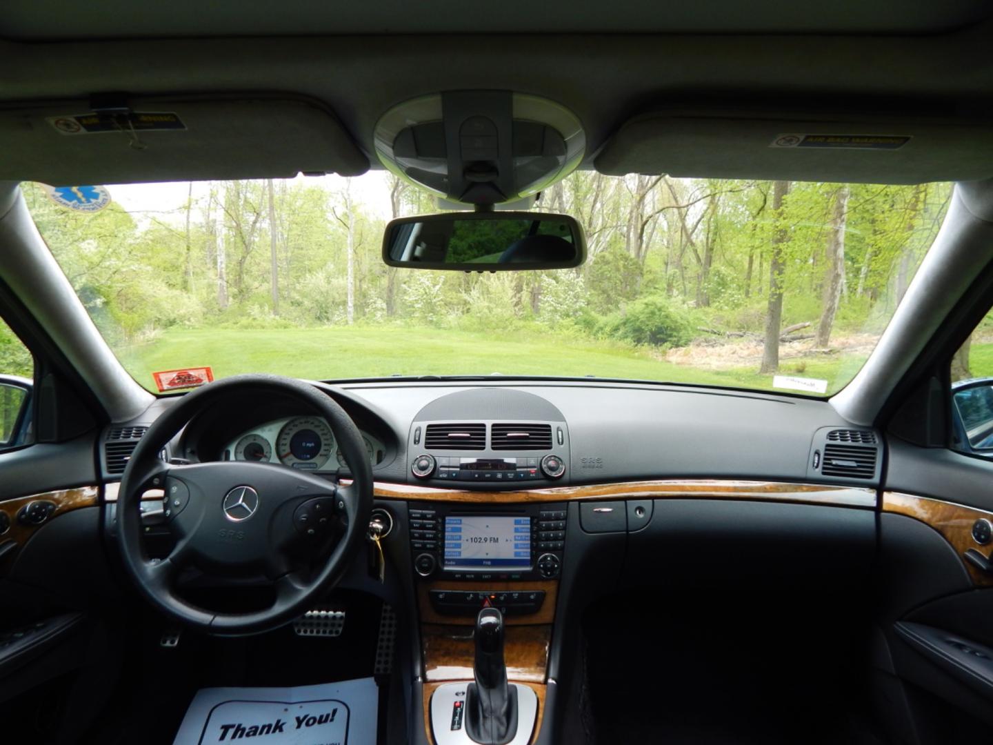 2005 Blue /Black Leather Mercedes-Benz AMG E55 AMG (WDBUF76J45A) with an 5.4L V8 SOHC 24V SUPERCHARGED engine, 5-Speed Automatic Overdrive transmission, located at 6528 Lower York Road, New Hope, PA, 18938, (215) 862-9555, 40.358707, -74.977882 - Here for sale is a super cool, very rare, 2005 Mercedes-Benz E55 AMG. Under the hood is one of Mercedes best V8's, the supercharged 5.4 liter. It puts the power to the rear wheels via an automatic 5 speed transmission equipped with push button speed shift technology. Options include: keyless entry - Photo#29